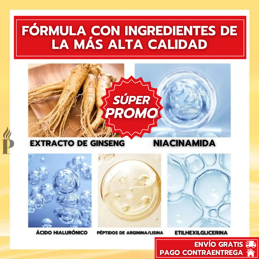 Oferta Especial 2x1: GinsengGlow Pro™ - Serum Rejuvenecedor Reafirmante Anti-Arrugas