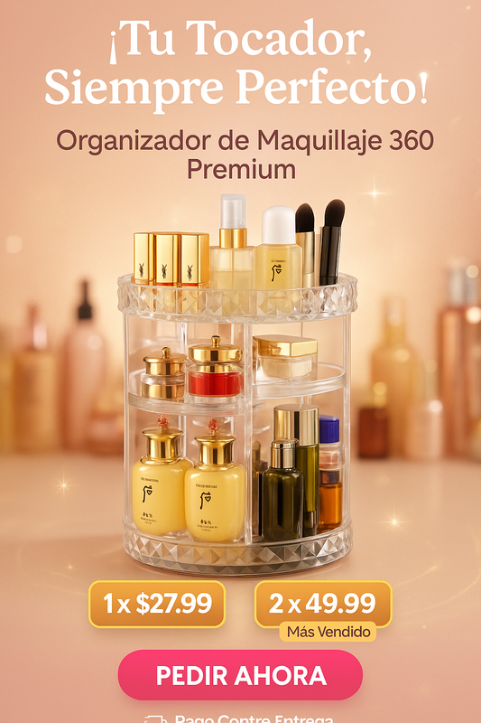 Glam 360™ Organizador de Cosméticos