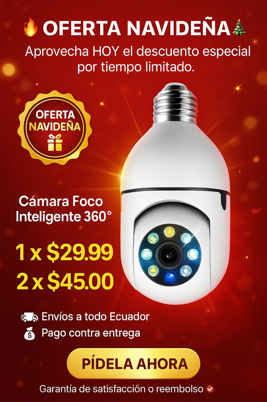 Guard360™ – Cámara Foco Inteligente de Seguridad Panorámica