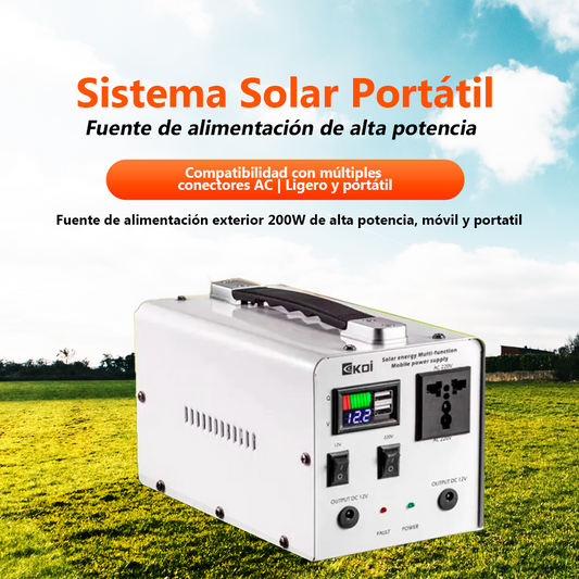 PowerGo 12000 o 24000 Mah Generador Solar Portatil