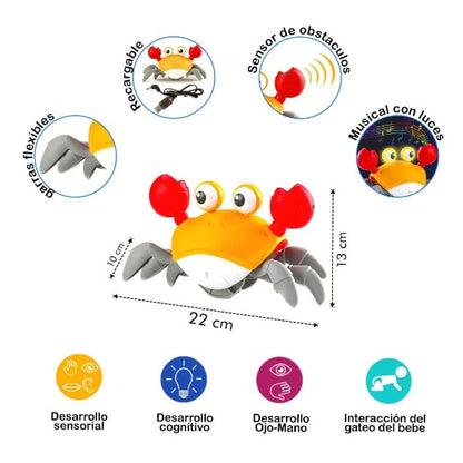 Diversión-Crab 🦀: El juguete interactivo que encanta a los niños